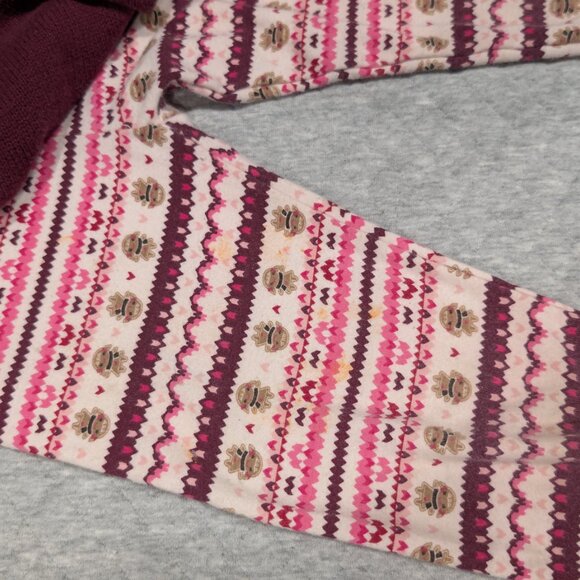 Winter Wonderland Burgundy Gingerbread Sweater and Leggings - Picture 5 of 5